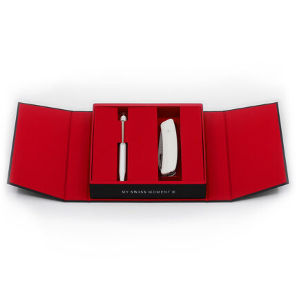 COFFRET ICONIQUE Caran d'Ache & SWIZA Classic Blanc